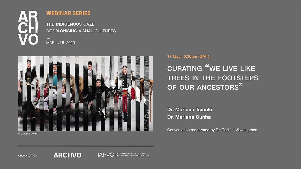 Curating 'We live like tress in the footsteps of our ancestors'.